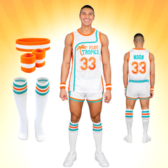 Jackie Moon Flint Tropics Jersey Shorts & Socks Uniform