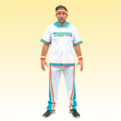 Flint Tropics Semi-Pro Deluxe Warm Up Suit