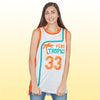 Flint Tropics #33 Jackie Moon Jersey