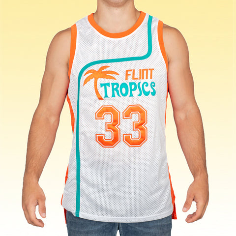 Flint Tropics #33 Jackie Moon Jersey